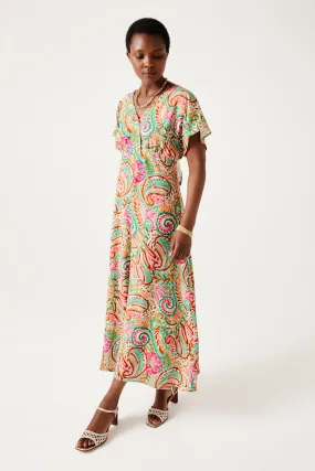 Robe imprimée éco-conçue - Imprimé multicolore